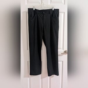Ben Sherman Sport Men's Black Golf Pants 36x30 Performance Chino Trousers Slacks